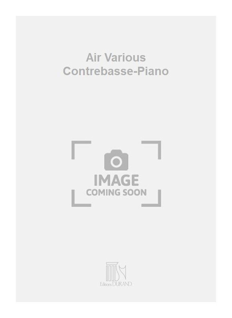 Air Various Contrebasse-Piano